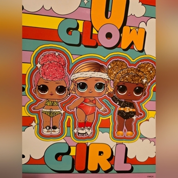 LOL Surprise Bundle. Stickers, lip gloss, slap bracelets, folders, coin purse - Picture 8 of 10